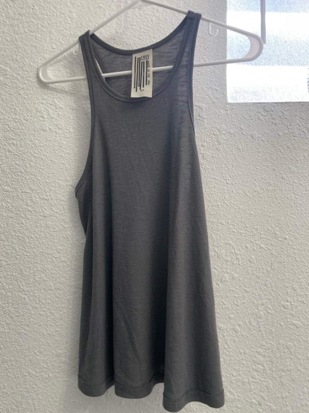 Free People Long Beach Ribbed Tank Top